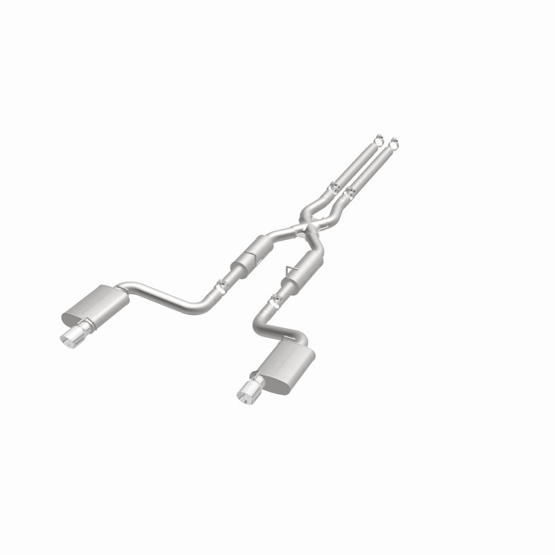 MagnaFlow 11-12 Dodge Charger SRT-8 Hemi Dual Split Rear Exit Stainless Cat-Back Performance Exhaust (view 15)