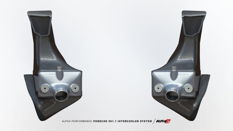 AMS Performance Porsche 997.1TT Alpha Intercooler System (For Stock Framed Turbos) (view 17)