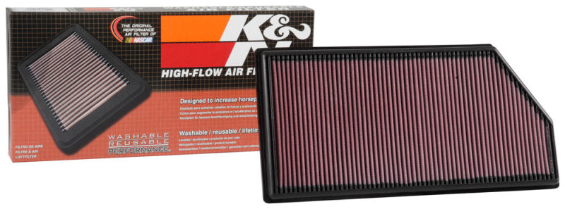 K&N 16-18 Mercedes Benz E200d L4-2.0L Diesel Drop In Air Filter (view 4)