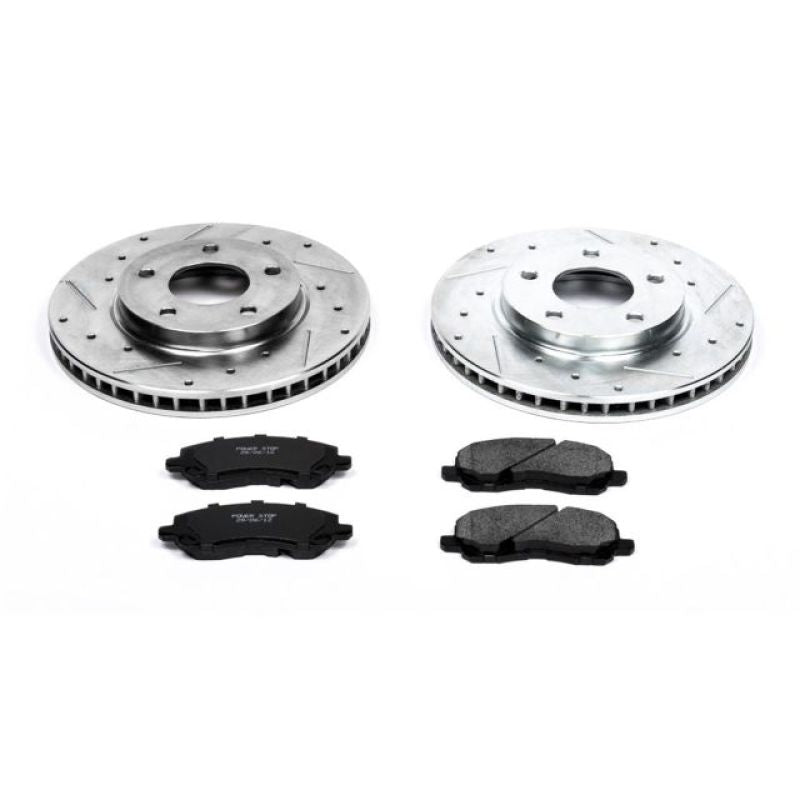 Power Stop 07-12 Dodge Caliber Front Z23 Evolution Sport Brake Kit Main image