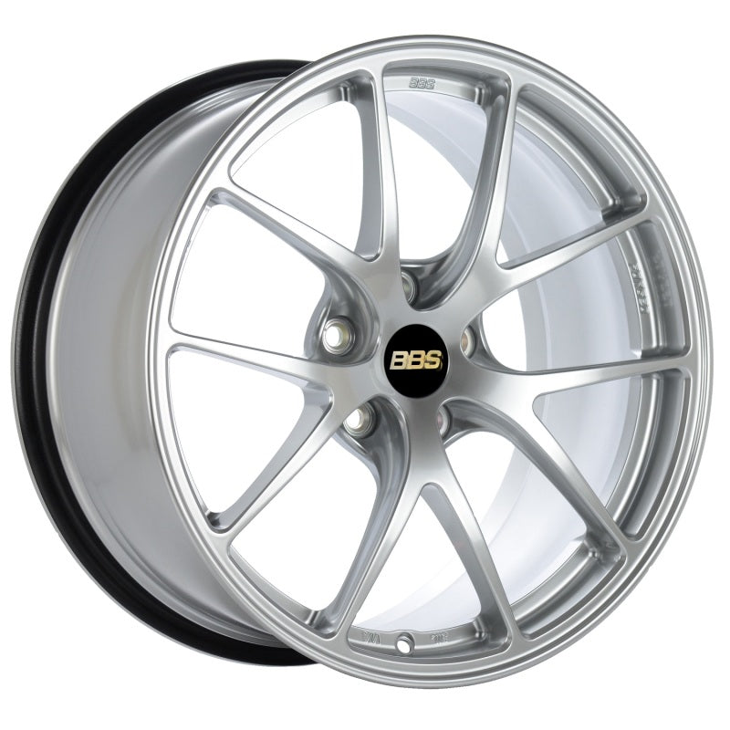 BBS RI-A 18x10.5 5x114.3 ET18 Diamond Silver Wheel -82mm PFS/Clip Required Main image