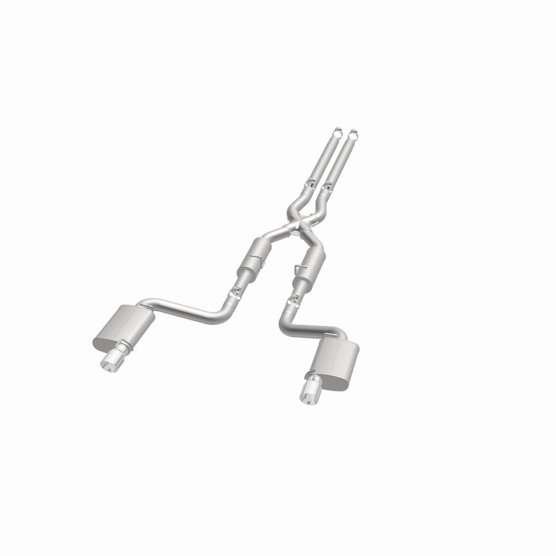 MagnaFlow 11-12 Dodge Charger SRT-8 Hemi Dual Split Rear Exit Stainless Cat-Back Performance Exhaust (view 16)