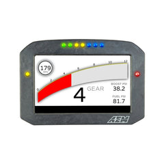 AEM CD-7LG Carbon Logging Flush Digital Dash Display w/ Internal 20Hz GPS & Antenna