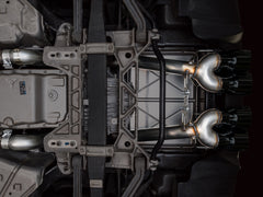 AWE Tuning 05-07 C6 Chevrolet Corvette 6.0L Track Edition Axle-Back Exhaust w/ Diamond Black Tips