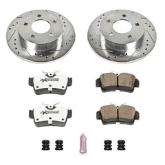 Power Stop 94-04 Ford Mustang Rear Z26 Street Warrior Brake Kit