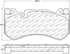 StopTech Mercedes Benz Front Performance Brake Pads (view 2)