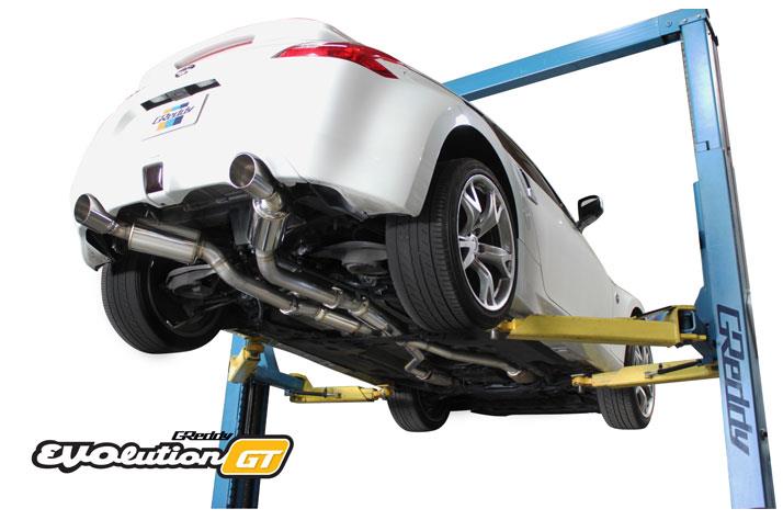 GReddy 09-17 Nissan 370Z Evolution GT Full Dual Cat-Back Exhaust Main image