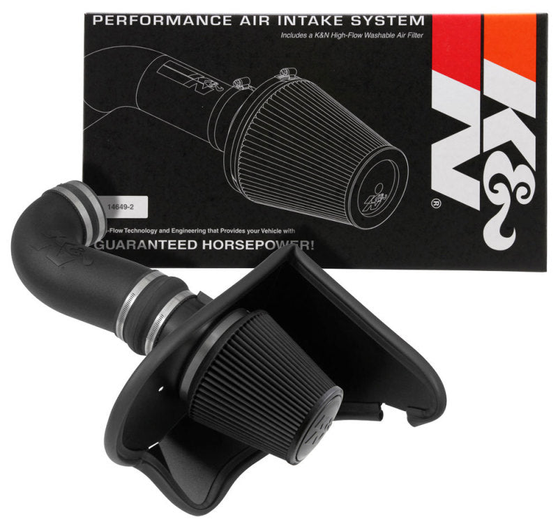 K&N 16-23 Chevrolet Camaro SS 6.2L V8 F/I DRYFLOW Performance Air Intake System (view 6)
