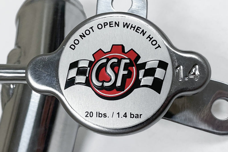 CSF 13+ BRZ / 13-20 Toyota 86 / 22+ GR86 Aluminum Filler Neck w/ High Pressure Radiator Cap (view 3)