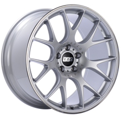 BBS CH-R 20x10.5 5x112 ET25 Brilliant Silver Polished Rim Protector Wheel -82mm PFS/Clip Required