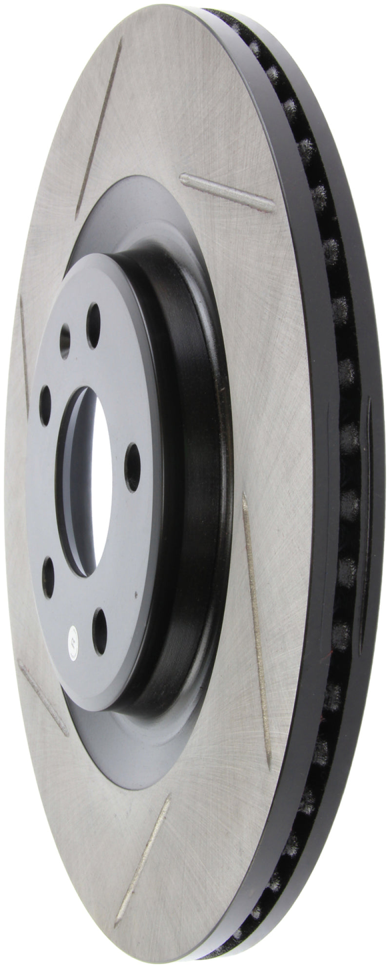 StopTech Power Slot 12-13 Audi A6 Quattro/11-12 A7 Quattro / 10-13 S4 Rear Right Slotted Rotor (view 5)