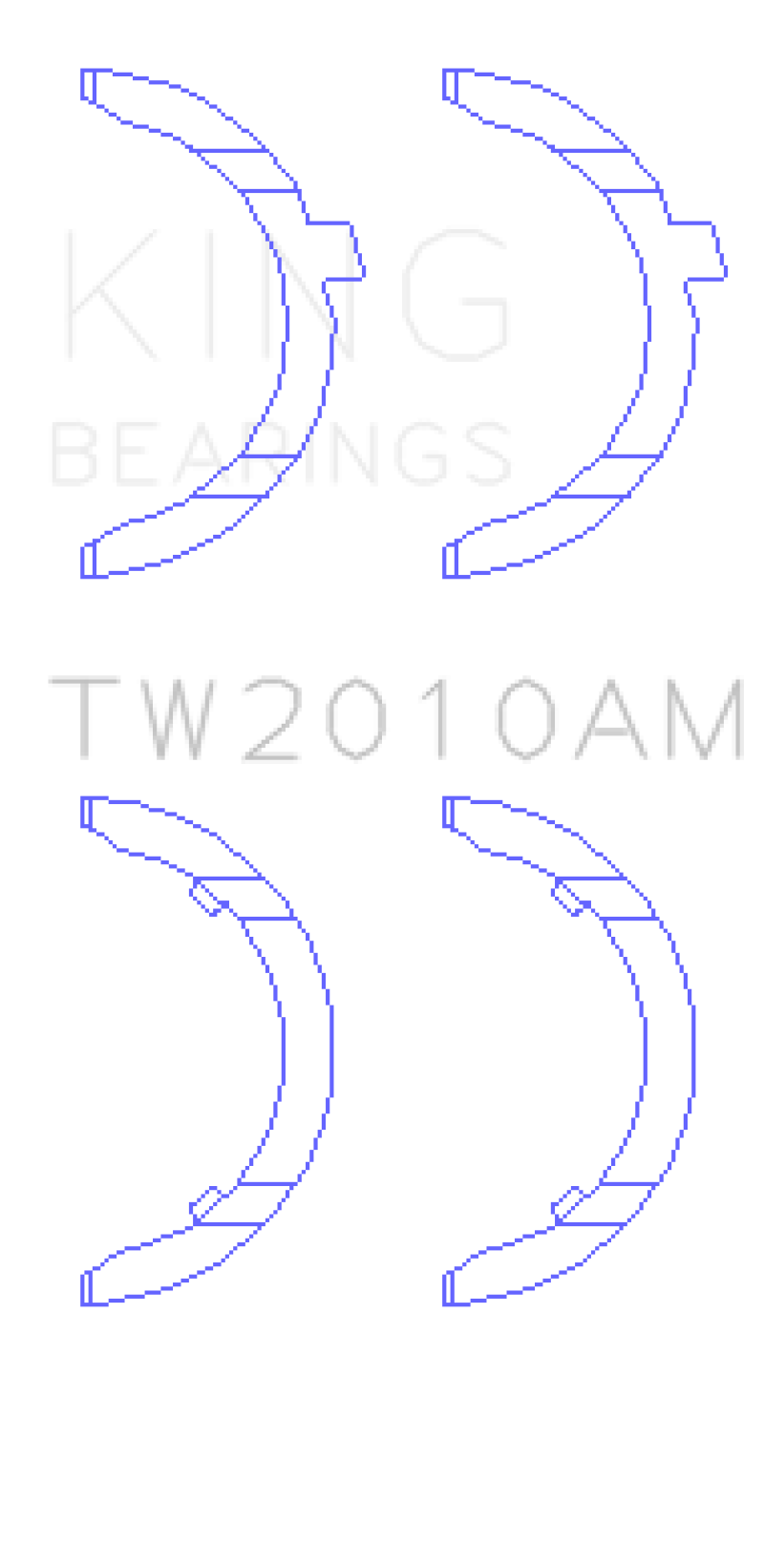 King Engine Bearings Volkswagen JR 1.6L (td) Thrust Washer Set Main image