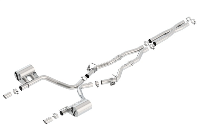 Borla 2017 Dodge Charger R/T 5.7L ATAK Catback Exhaust w/o Tips (w/MDS Valves ONLY) (view 2)