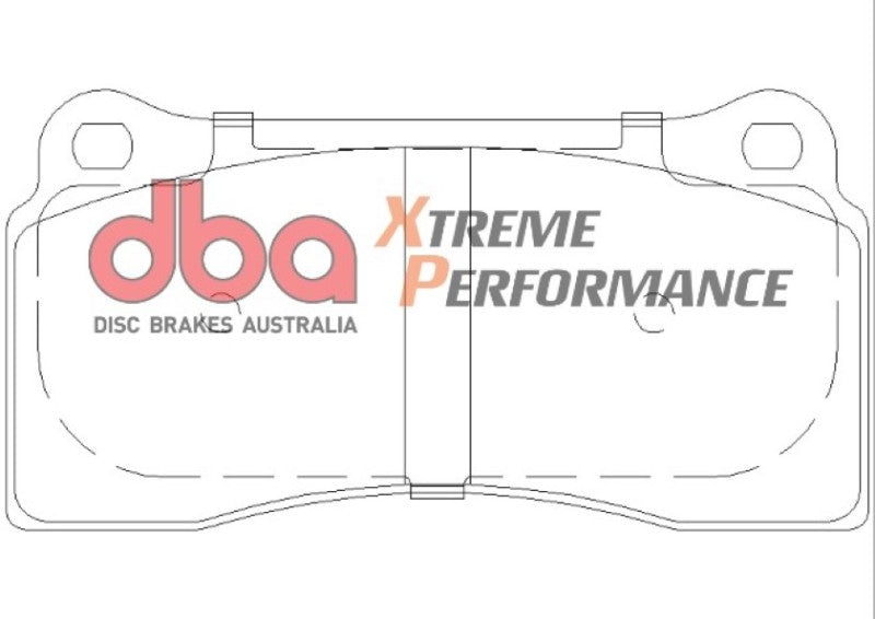 DBA 09-11 Nissan GT-R XP650 Rear Brake Pads (view 2)