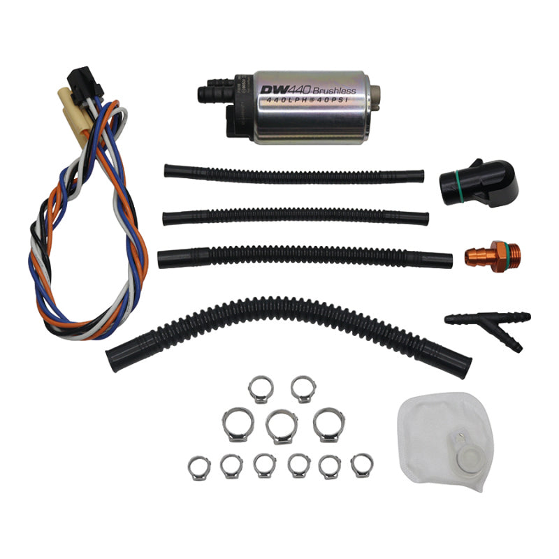 DeatschWerks 2020+ Toyota Supra (A90) DW440 Brushless 440lph In-Tank Fuel Pump w/ Install Kit Main image