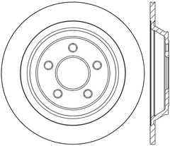 StopTech Sport Drilled & Slotted Rotor - Rear Right