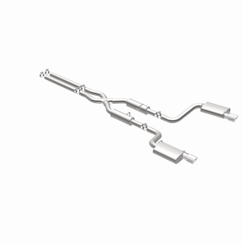 MagnaFlow 11-12 Dodge Charger SRT-8 Hemi Dual Split Rear Exit Stainless Cat-Back Performance Exhaust (view 17)
