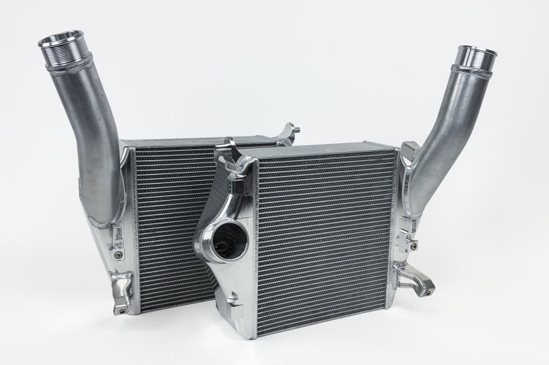 CSF 2020+ Audi SQ7 / SQ8 High Performance Intercooler System - Raw Aluminum Main image