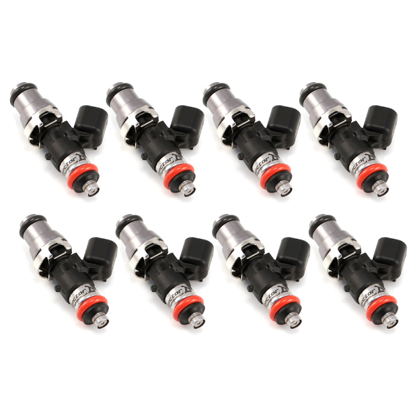 Injector Dynamics 1340cc Injectors-48mm Length - 14mm Grey Top - 15mm (Orange) Low O-Ring (Set of 8) Main image
