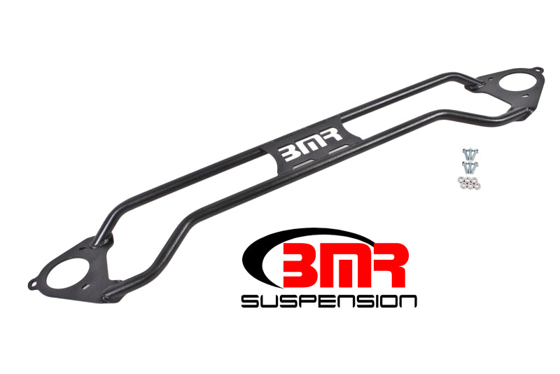 BMR 16-17 6th Gen Camaro Front Twin Tube Design Strut Tower Brace - Black Hammertone Main image