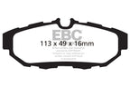 EBC 10-14 Ford Mustang 5.0 Bluestuff Rear Brake Pads (view 2)