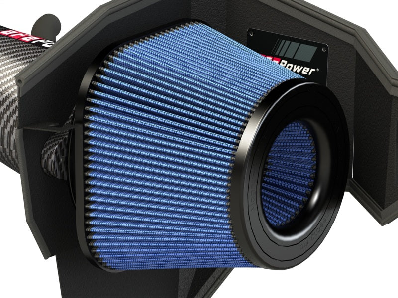 aFe MagnumFORCE Carbon Fiber Intake Stage-2 Pro 5R 11-17 Dodge Challenger/Charger SRT-8 V8 6.4L (view 4)