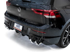 AWE Tuning MK8 Volkswagen Golf R 3in Touring Edition Quad Exhaust - Chrome Silver Tips (view 2)