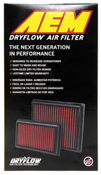 AEM 17-20 Subaru BRZ 2.0L DryFlow Air Filter (view 4)