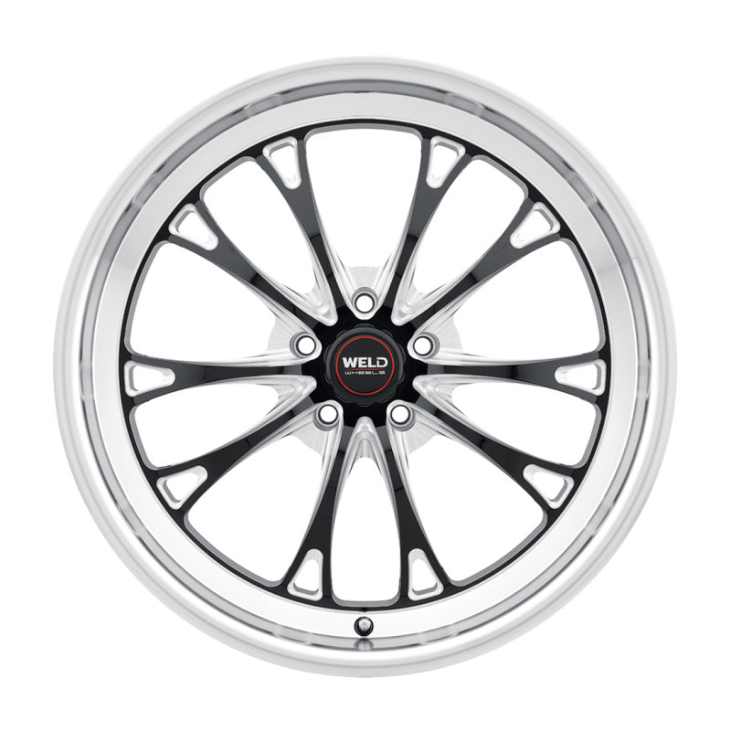 Weld S157 20X10.5 Belmont Drag 5X127 ET38 BS7.25 Gloss Black MIL Dia 71.5 Main image
