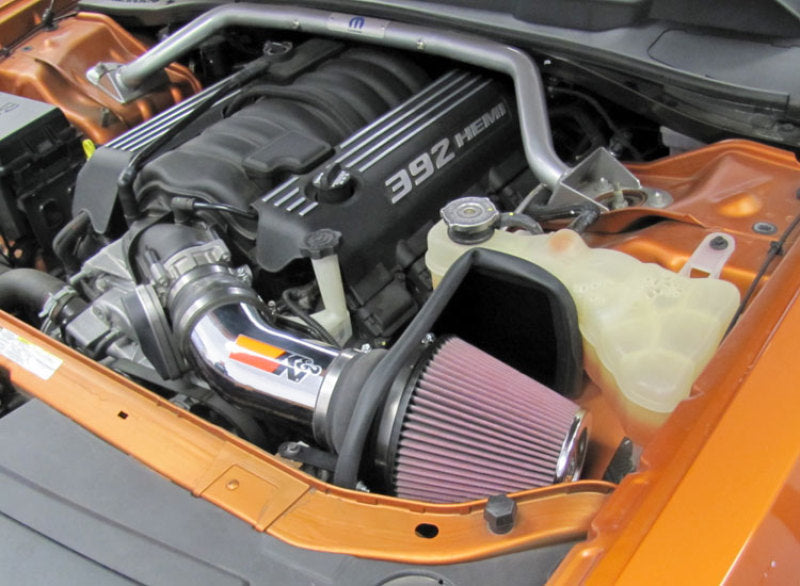 K&N Performance Intake Kit TYPHOON; 11 Dodge Challenger 6.4L V8 (view 3)