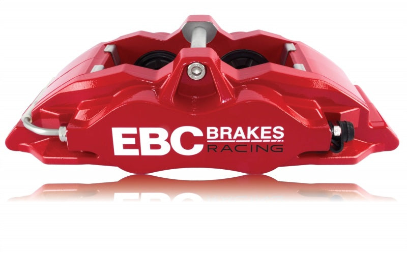 EBC Racing 92-00 BMW M3 (E36) Front Right Apollo-4 Red Caliper (for 355mm Rotor) (view 3)