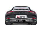 Akrapovic 16-17 Porsche 911 Carrera S/4/4S/GTS (991.2) Slip-On Line (Titanium) w/ Titanium Tips (view 2)