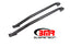 BMR 79-04 Fox Mustang Hardtop Only Weld-On Boxed STD. Subframe Connectors - Black Hammertone
