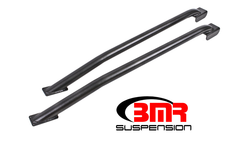 BMR 79-04 Fox Mustang Hardtop Only Weld-On Boxed STD. Subframe Connectors - Black Hammertone Main image