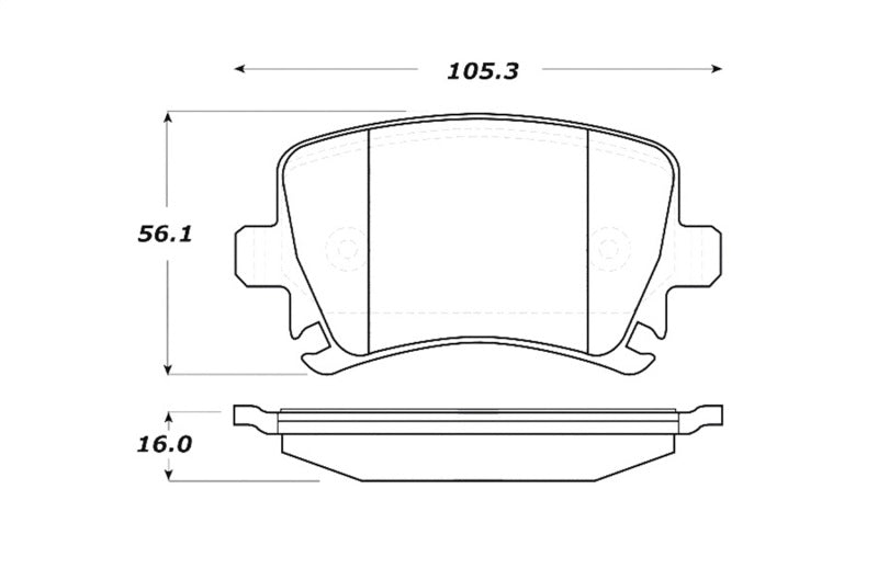 StopTech Street Touring 06-09 Audi A3 / 05-09 Audi A4/A6 / 08-09 Audi TT Main image