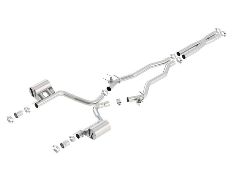 Borla 2015-2022 Charger SRT 392 / Scat Pack 6.4L Atak Catback Exhaust Single Split Rear Exit (view 2)