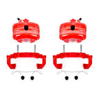 Power Stop 08-09 Audi TT Front Red Calipers w/Brackets - Pair