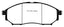 EBC 05-08 Infiniti G35 3.5 2WD Bluestuff Front Brake Pads