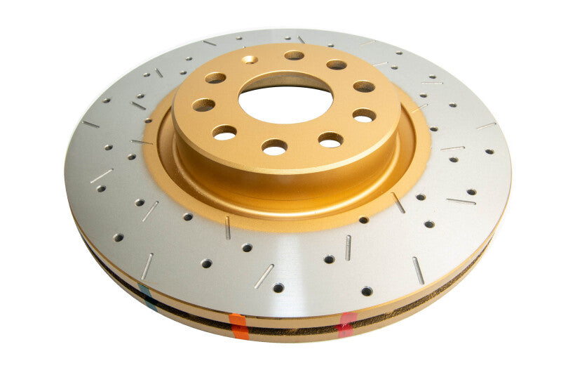 DBA 06-08 Audi A3 / 10/06+ TT / 10/04-10 VW Golf Front Drilled & Slotted 4000 Series Rotor Main image