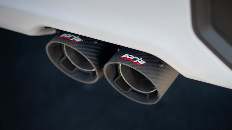 Borla 2024 Chevy Silverado 1500 6.2L V8 ATAK Catback Exhaust w/ Simulator - CF Black Anodized Secondary image