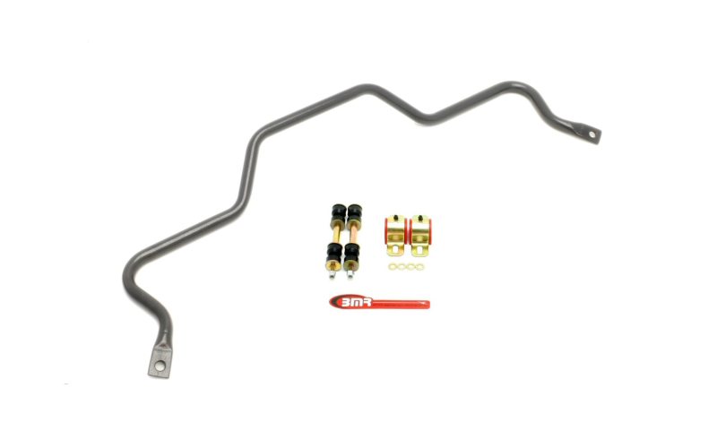 BMR 82-02 3rd Gen F-Body Rear Hollow 25mm Sway Bar Kit w/ Bushings - Black Hammertone Main image