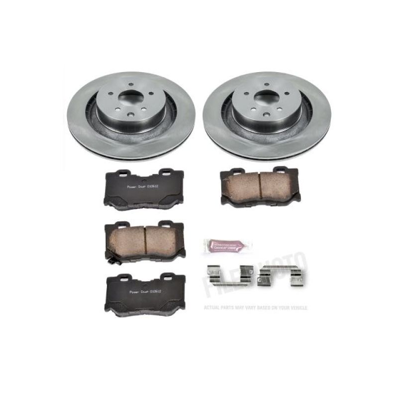 Power Stop 08-13 Infiniti G37 Rear Autospecialty Brake Kit Main image