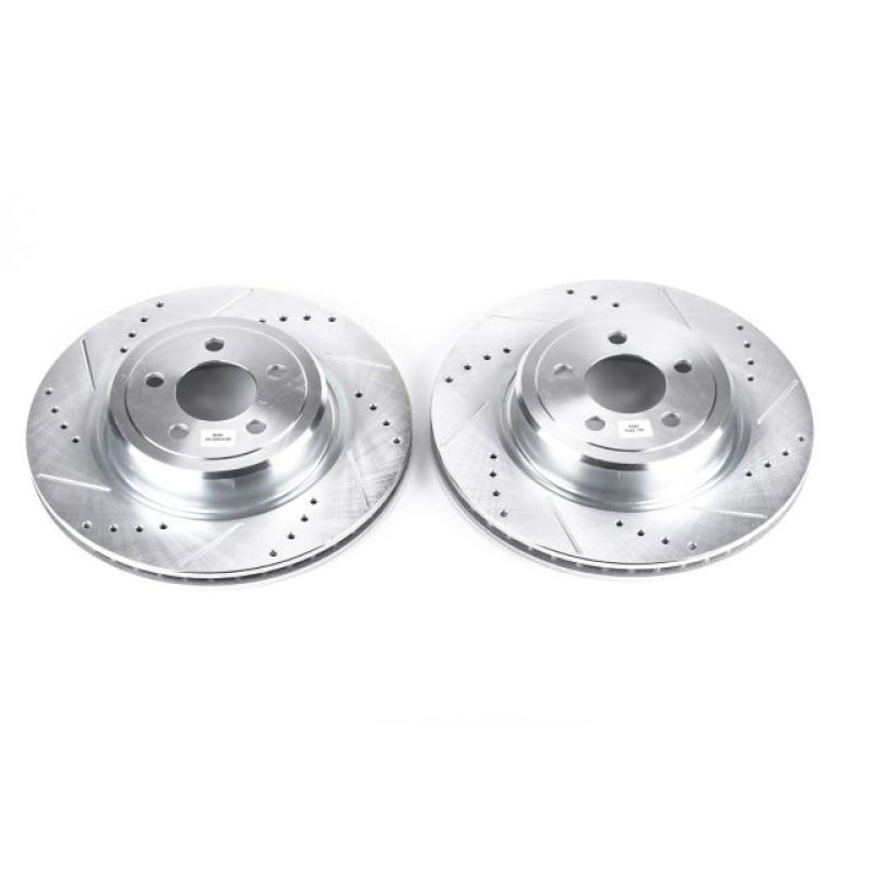Power Stop 06-18 Dodge Charger Rear Evolution Drilled & Slotted Rotors - Pair Main image