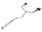 AWE Tuning 2022+ VB Subaru WRX Track Edition Exhaust - Diamond Black Tips (view 11)