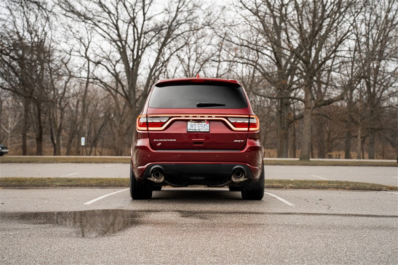 Corsa 18-22 Dodge Durango SRT 392 Cat-Back 2.75in Dual Rear Exit Sport 4.5in Black PVD Tips (view 4)