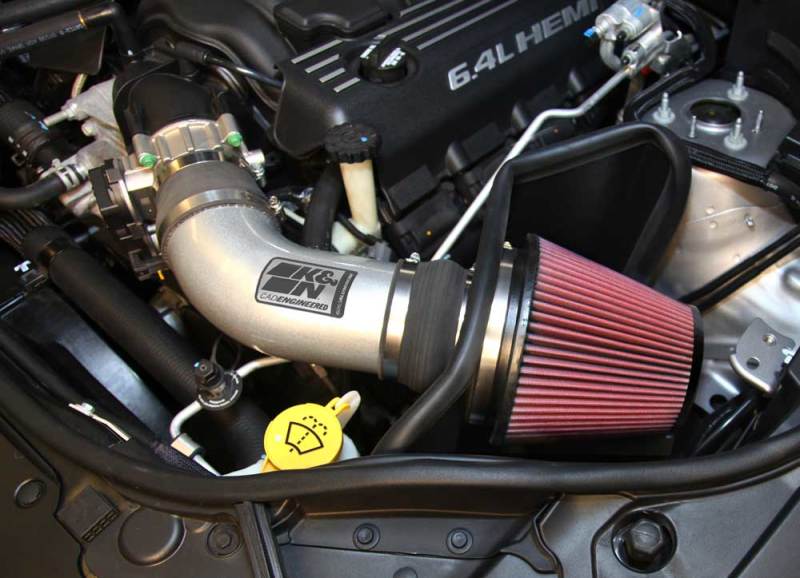 K&N 12-15 Jeep Grand Cherokee SRT 8 6.4L V8 High Flow Performance Intake Kit (view 5)