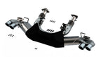 Borla 2020 Chevrolet Corvette C8 6.2L ATAK 3in Exhaust System Dual Round A/C Tips 4inx 4.75in (view 2)