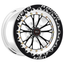 Weld Vitesse 17x10 / 5x4.5mm BP / 8in. BS Low Pad Black Wheel - Black SBL