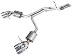 AWE Tuning 2022+ Porsche Macan 2.9TT Touring Edition Cat-Back Exhaust w/ Chrome Silver Tips