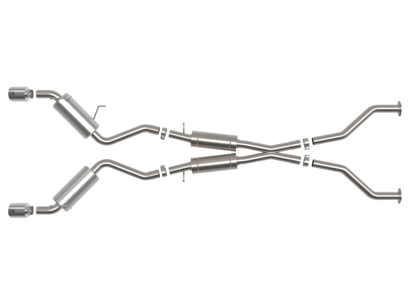aFe Takeda Cat-Back Exhaust System Nissan 370Z 09-20 V6-3.7L- Polished Tip (view 5)